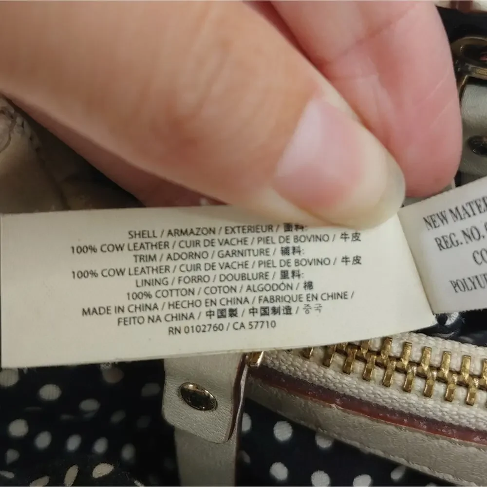 Kate Spade Ivory Leather Astor Court Elena